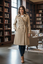 Load image into Gallery viewer, Timeless Trench Coat