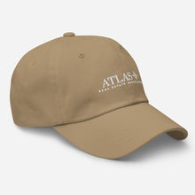 Load image into Gallery viewer, Atlas White Embroidered Baseball Hat