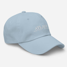 Load image into Gallery viewer, Atlas White Embroidered Baseball Hat