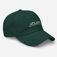 Load image into Gallery viewer, Atlas White Embroidered Baseball Hat