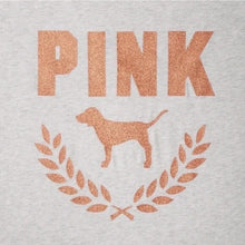 Load image into Gallery viewer, Victoria's Secret PINK Rose Gold Bling Tee
