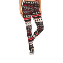 Load image into Gallery viewer, Sculpting 4 Way Stretch Fair Isle Leggings
