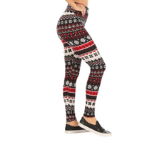 Load image into Gallery viewer, Sculpting 4 Way Stretch Fair Isle Leggings
