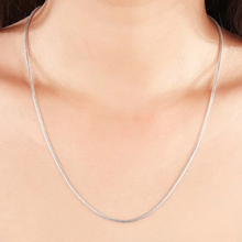 Load image into Gallery viewer, 1mm Sterling Silver .925 Snake Necklace in 16", 18" and 20"
