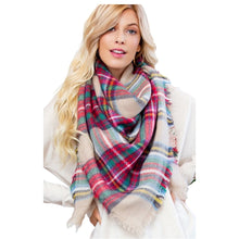 Load image into Gallery viewer, Plaid Multi Colour Scarf
