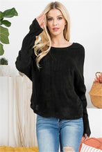 Load image into Gallery viewer, Softest Open Back Sweater Top
